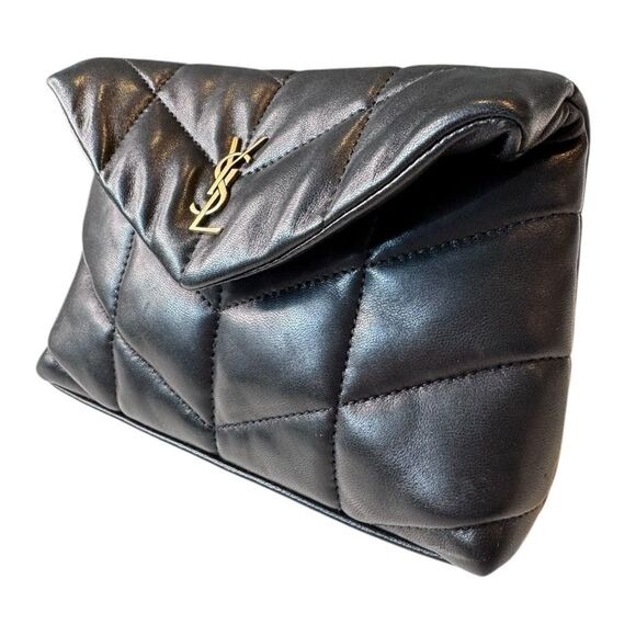 NWT YSL Lou Puffer Clutch - Picture 4 of 11